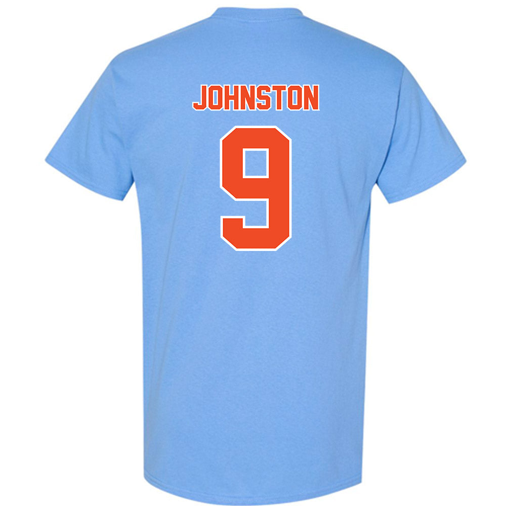 Auburn - NCAA Baseball : Jett Johnston - Sky Blue T-Shirt-1