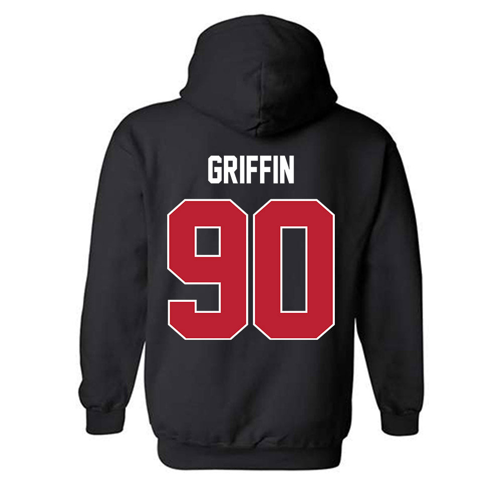 Georgia - NCAA Football : Elijah Griffin - Helmet Shersey Hooded Sweatshirt-1
