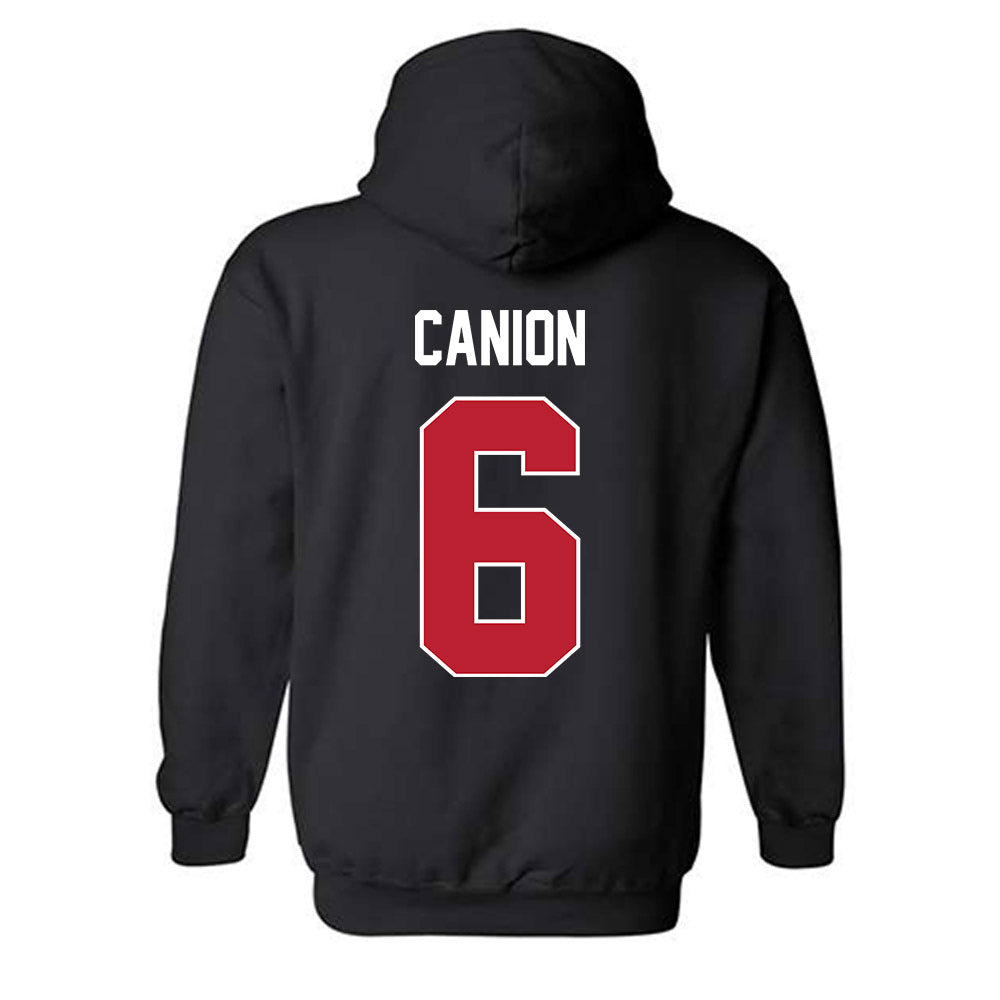 Georgia - NCAA Football : Isiah Canion - Helmet Shersey Hooded Sweatshirt-1