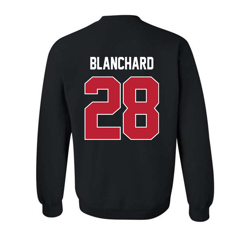 Georgia - NCAA Football : Walter Blanchard - Helmet Shersey Crewneck Sweatshirt-1