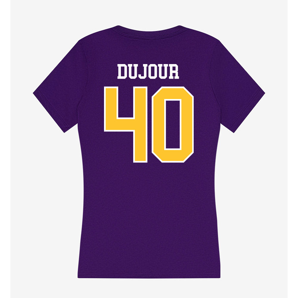 East Carolina - NCAA Football : Kendrick DuJour - Classic Shersey Women's V-Neck T-Shirt-1