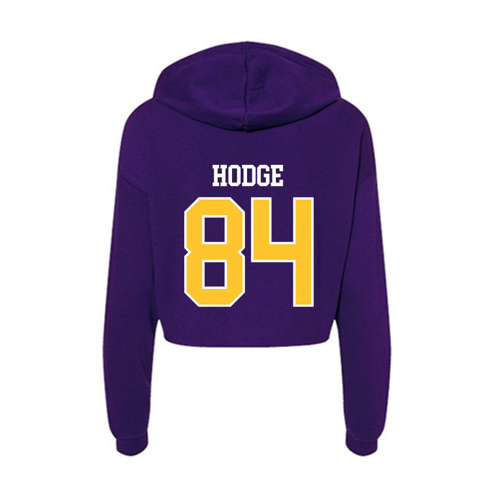 East Carolina - NCAA Football : Connor Hodge - Classic Shersey Women's Crop Fleece Hoodie-1
