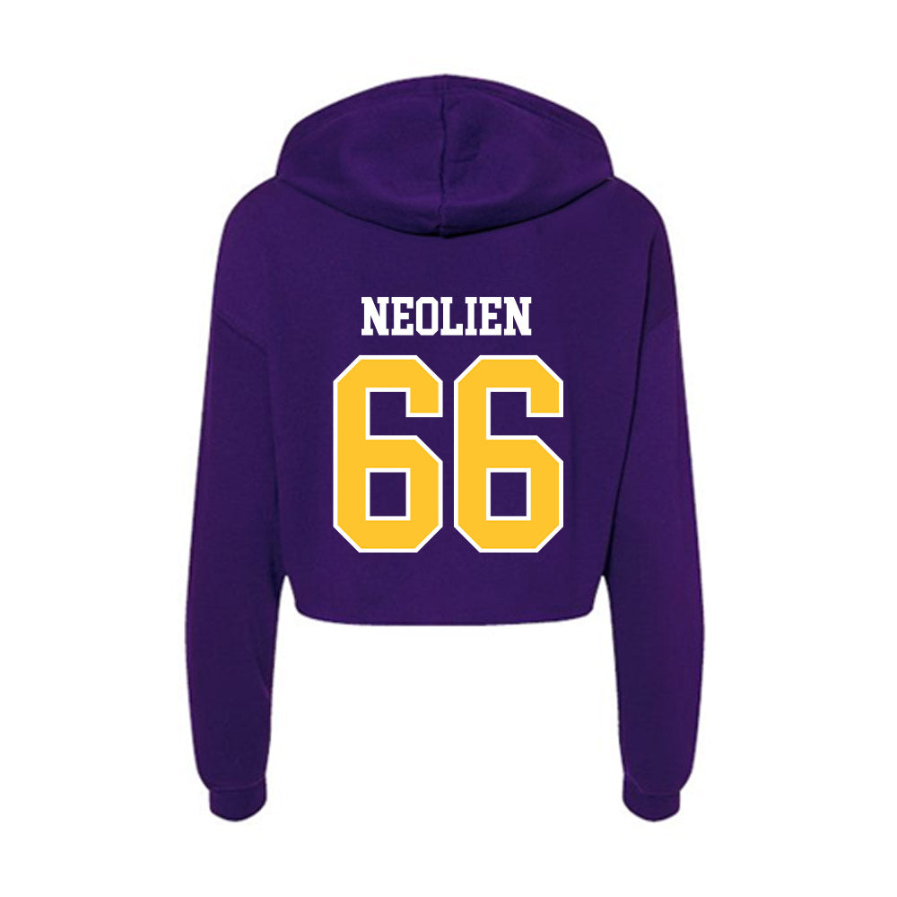 East Carolina - NCAA Football : Marleo Neolien - Classic Shersey Women's Crop Fleece Hooded Sweatshirt-1