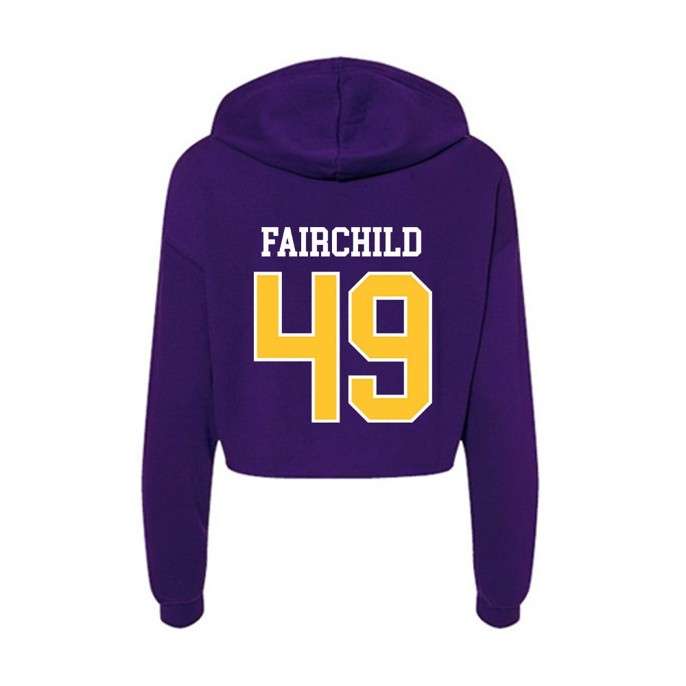 East Carolina - NCAA Football : Chad Fairchild - Classic Shersey Women's Crop Fleece Hoodie-1