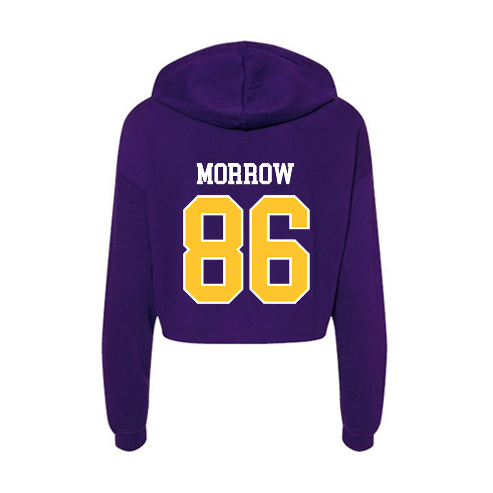 East Carolina - NCAA Football : Kaleb Morrow - Classic Shersey Women's Crop Fleece Hooded Sweatshirt-1