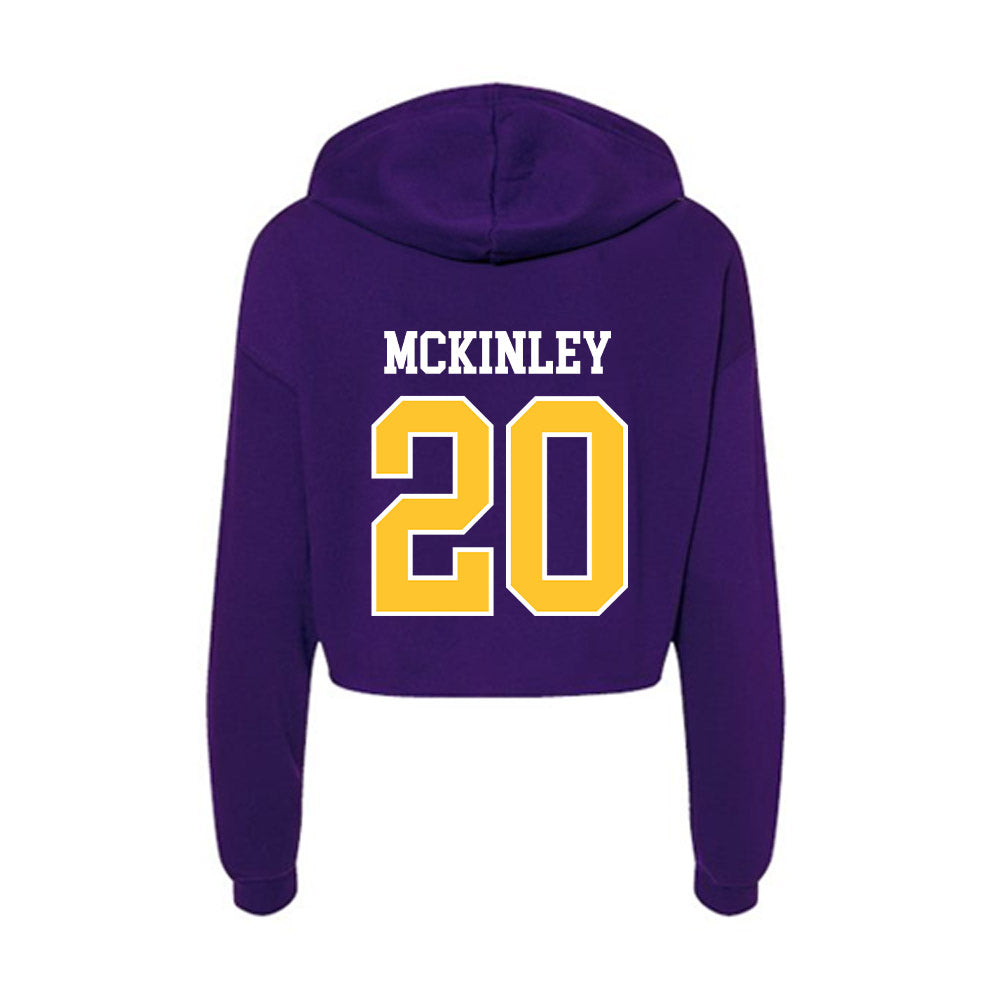 East Carolina - NCAA Football : Kamaurri McKinley - Classic Shersey Women's Crop Fleece Hooded Sweatshirt-1