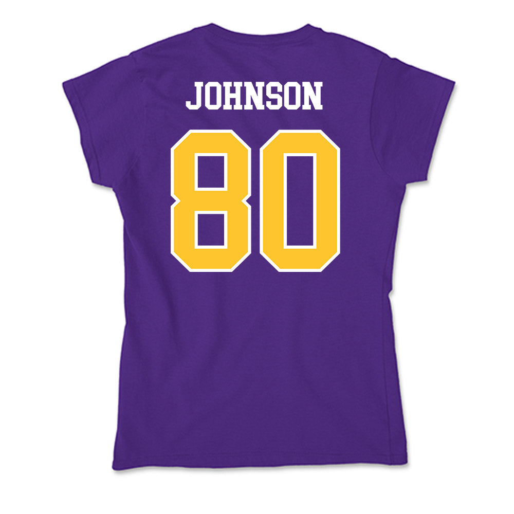 East Carolina - NCAA Football : Ty Johnson - Classic Shersey Soft Style Women’s T-Shirt-1