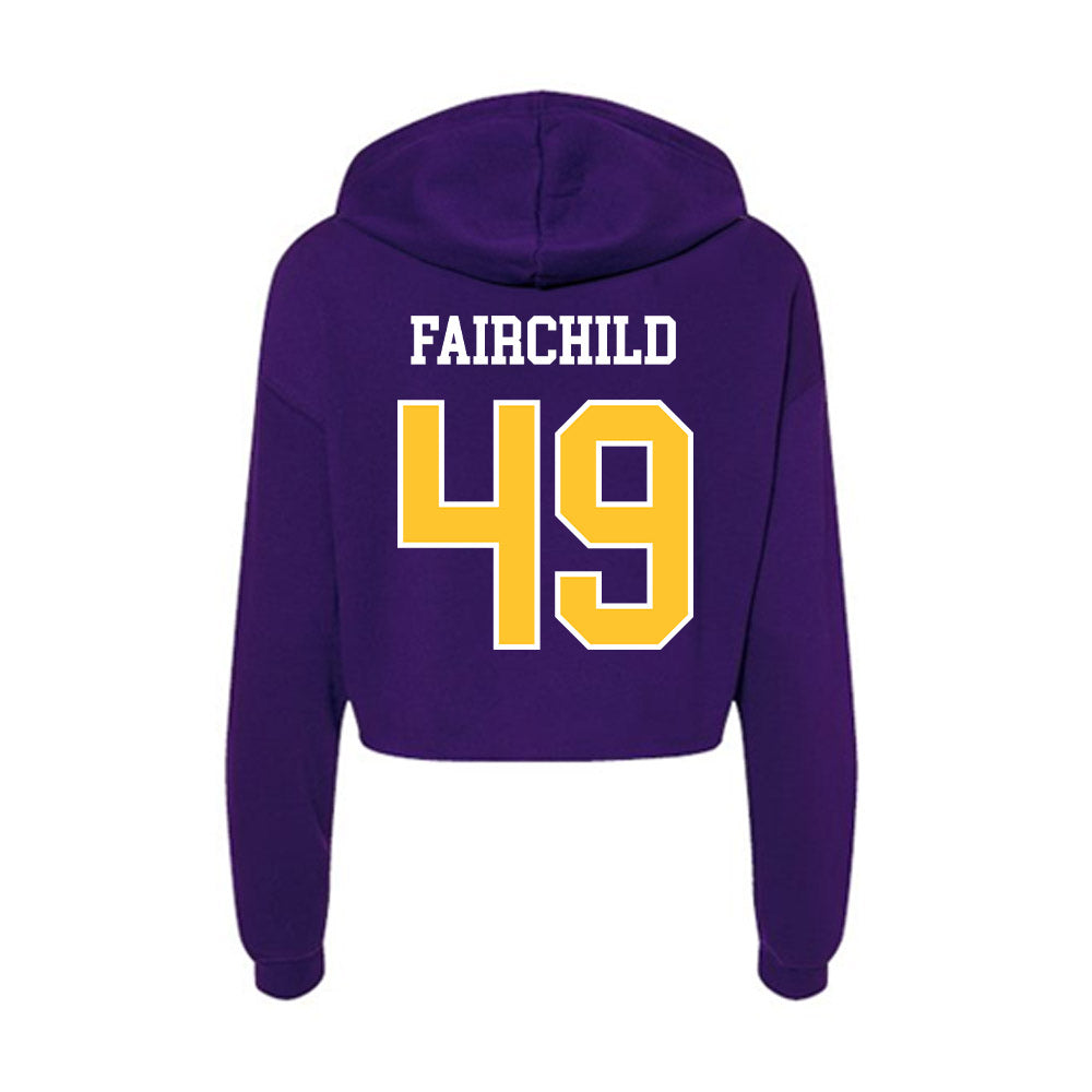 East Carolina - NCAA Football : Chad Fairchild - Classic Shersey Women's Crop Fleece Hoodie-1