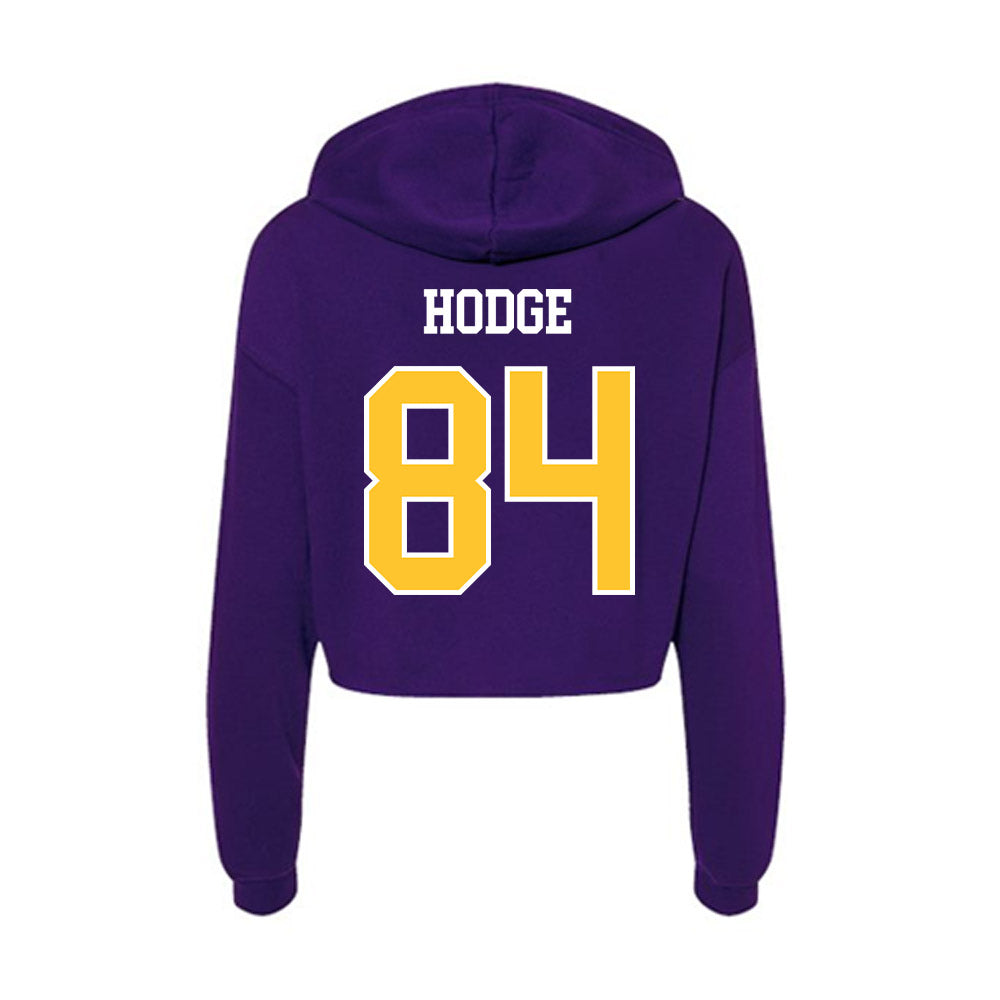 East Carolina - NCAA Football : Connor Hodge - Classic Shersey Women's Crop Fleece Hoodie-1