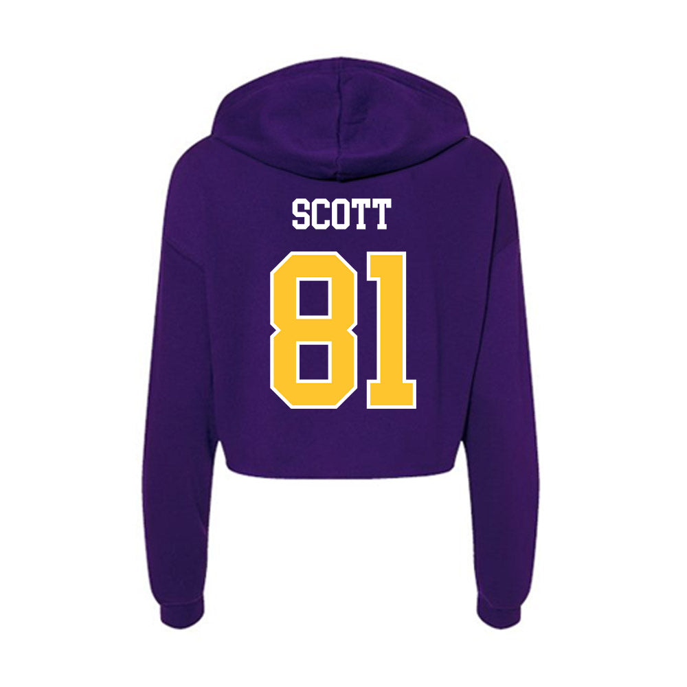 East Carolina - NCAA Football : Mason Scott - Classic Shersey Women's Crop Fleece Hoodie-1