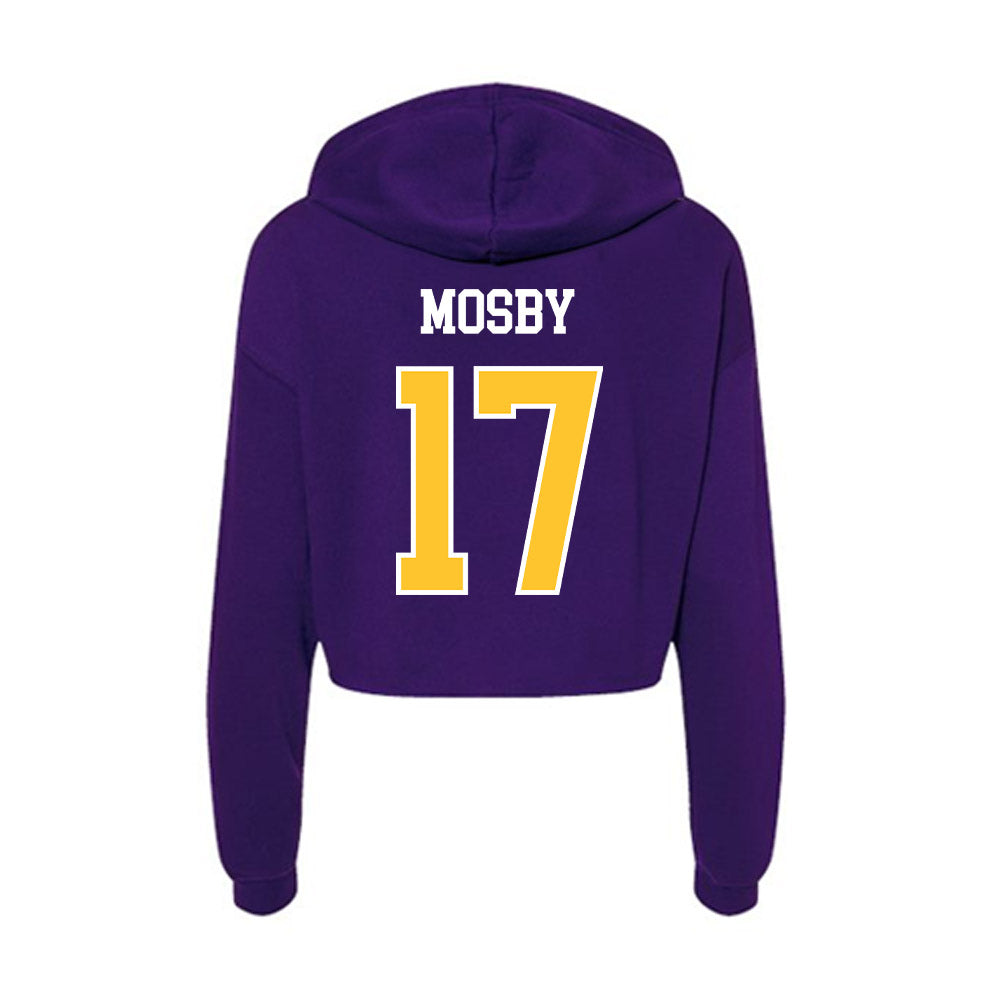 East Carolina - NCAA Football : Rae'mon Mosby - Classic Shersey Women's Crop Fleece Hoodie-1