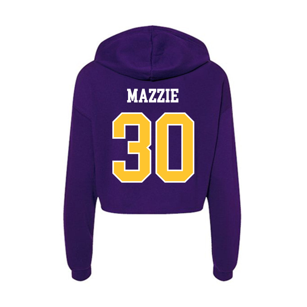 East Carolina - NCAA Football : Nick Mazzie - Classic Shersey Women's Crop Fleece Hoodie-1