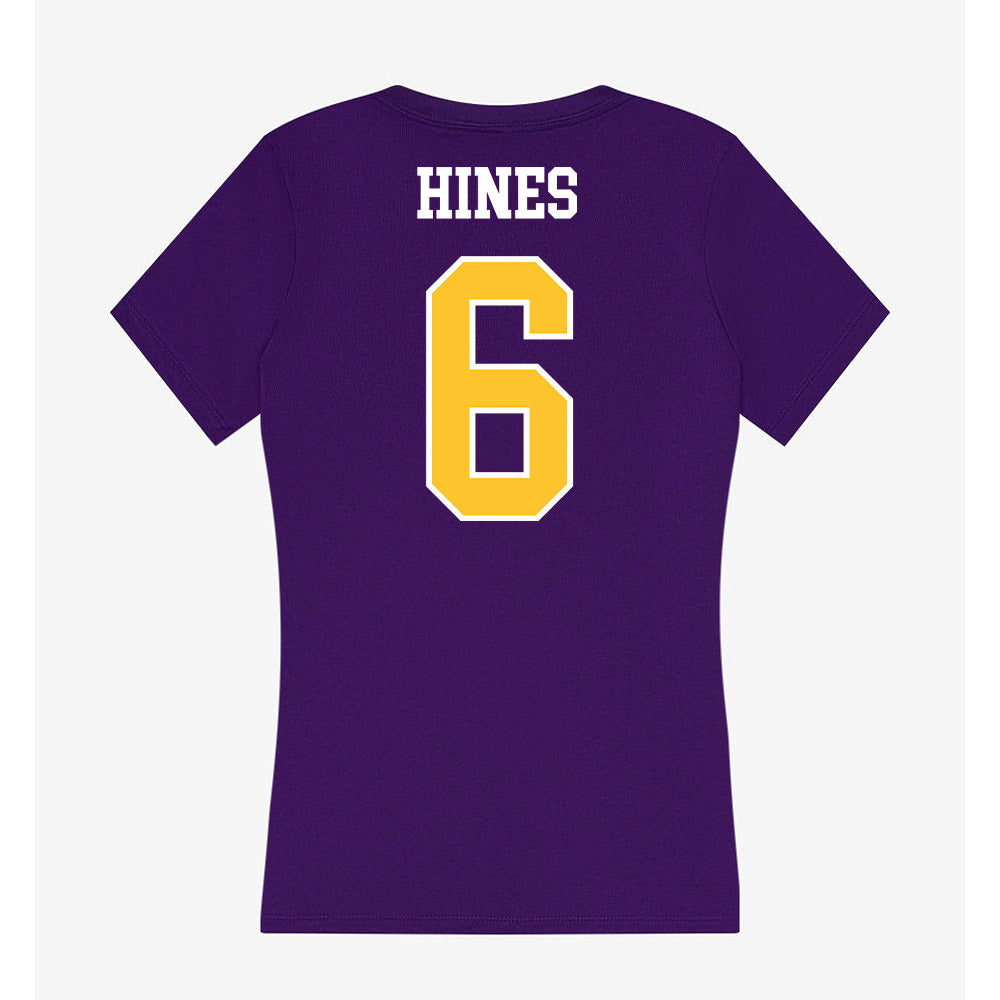 East Carolina - NCAA Football : DeMarius Hines - Classic Shersey Women's V-Neck T-Shirt-1