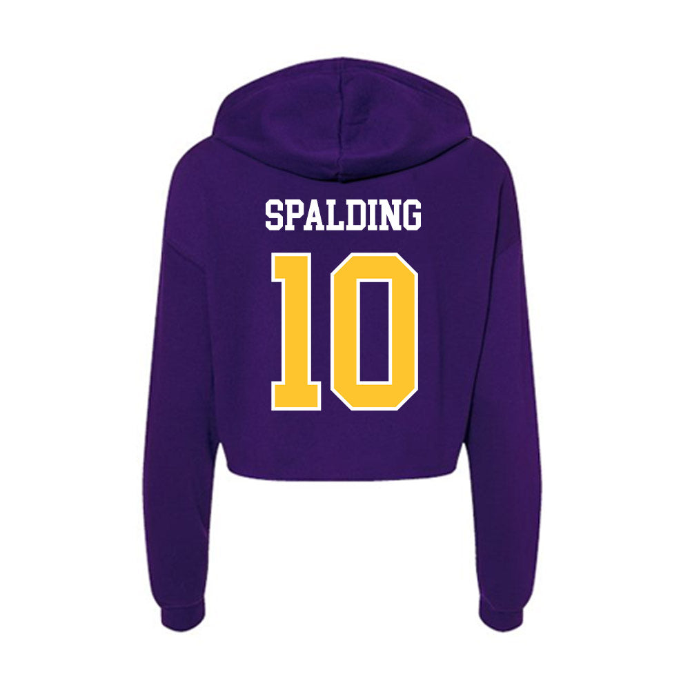 East Carolina - NCAA Football : Brock Spalding - Classic Shersey Women's Crop Fleece Hoodie-1
