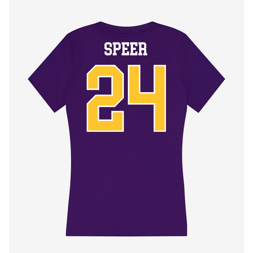 East Carolina - NCAA Football : Durante Speer - Classic Shersey Women's V-Neck T-Shirt-1