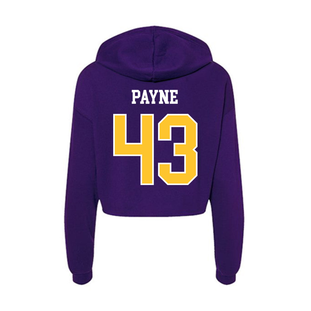 East Carolina - NCAA Baseball : Luke Payne - Classic Shersey Women's Crop Fleece Hoodie-1