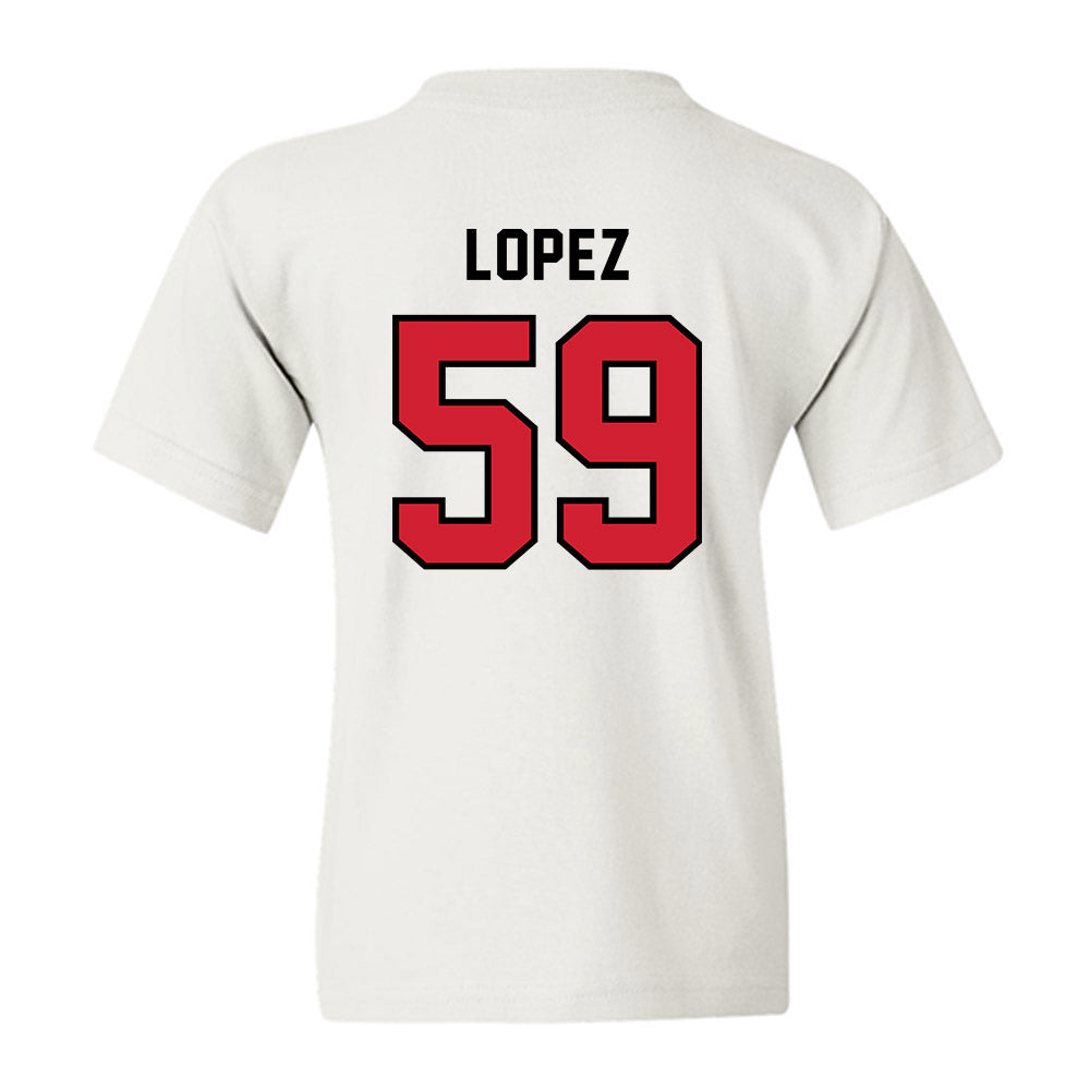 Western Kentucky - NCAA Football : Alex Lopez - Classic Shersey Youth T-Shirt-1