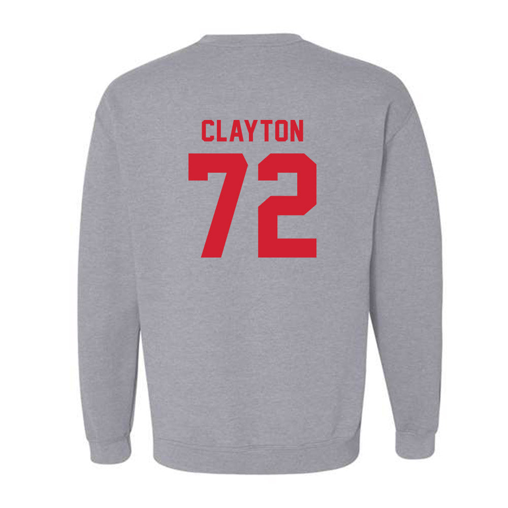 Western Kentucky - NCAA Football : Zach Clayton - Classic Shersey Crewneck Sweatshirt-1
