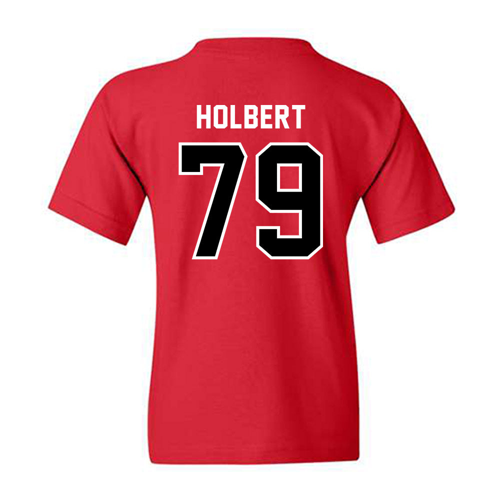 Western Kentucky - NCAA Football : Asa Holbert - Classic Shersey Youth T-Shirt-1