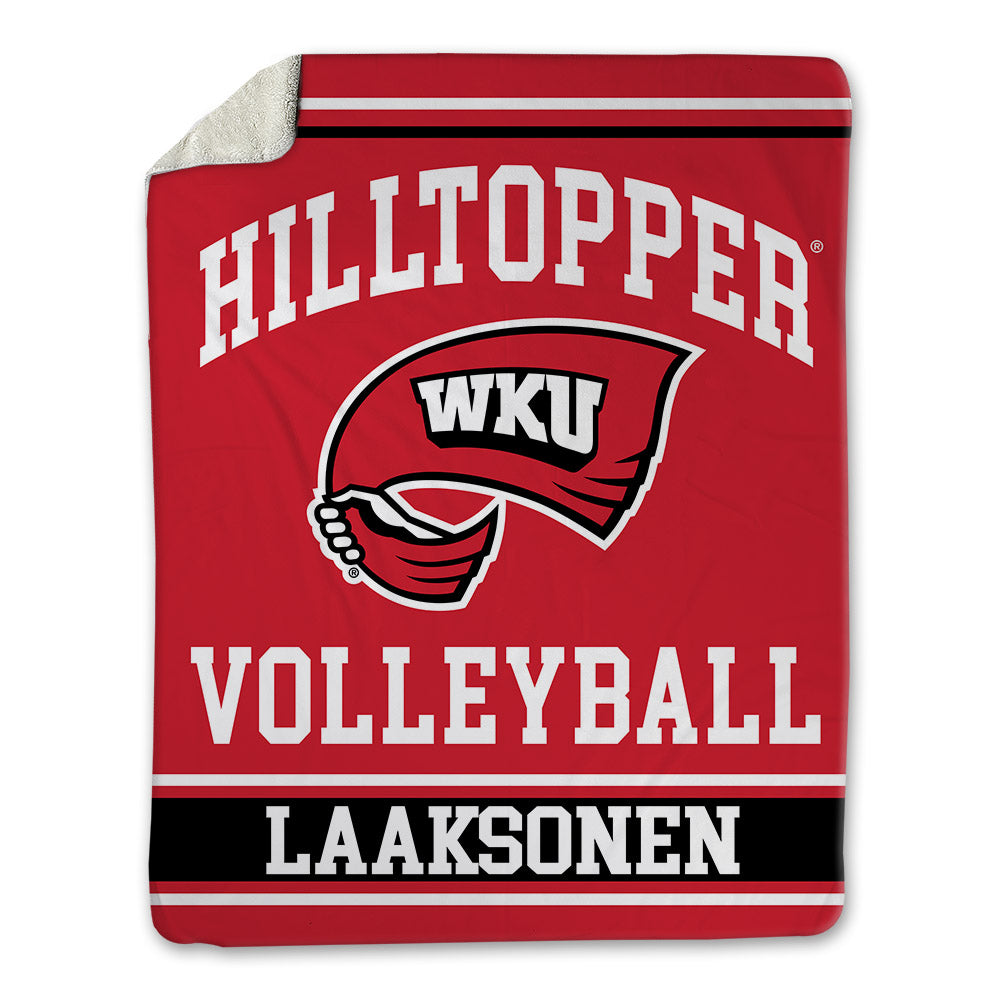 Western Kentucky - NCAA Women's Volleyball : Sonja Laaksonen - Blanket-0