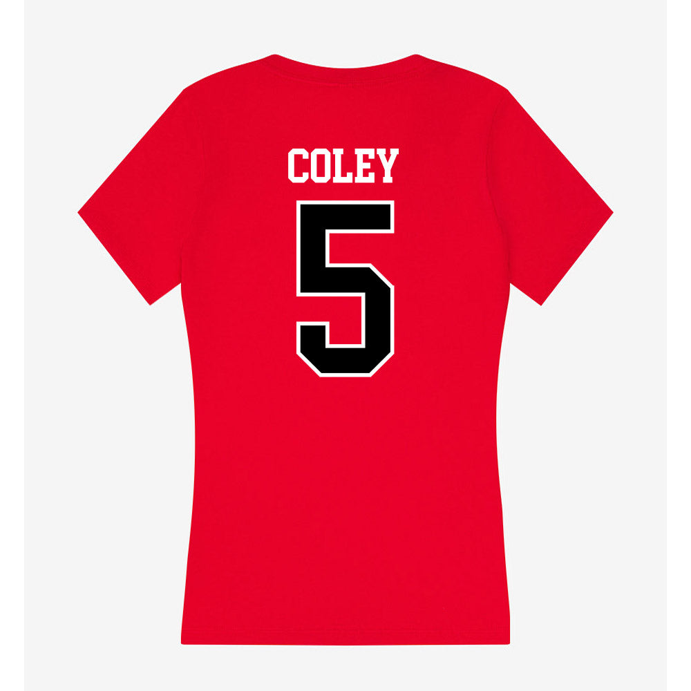 Western Kentucky - NCAA Baseball : Parker Coley - Classic Shersey Women's V-Neck T-Shirt-1