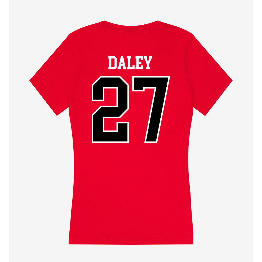 Western Kentucky - NCAA Women's Soccer : Kaitlyn Daley - Classic Shersey Women's V-Neck T-Shirt-1