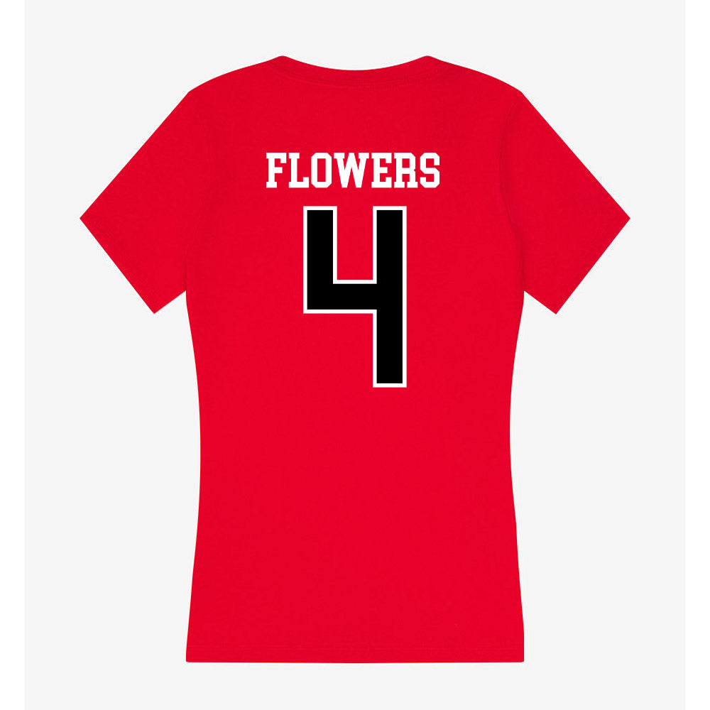 Western Kentucky - NCAA Football : Cameron Flowers - Classic Shersey Women's V-Neck T-Shirt-1