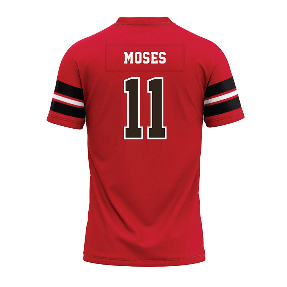 Western Kentucky - NCAA Football : Canyon Moses - Red Premium Football Jersey-1