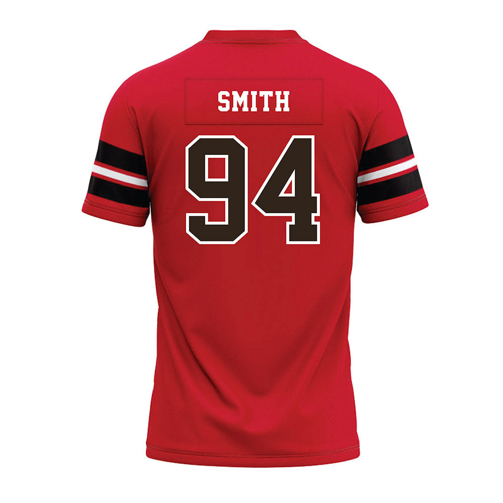 Western Kentucky - NCAA Football : Henry Smith - Red Premium Football Jersey-1