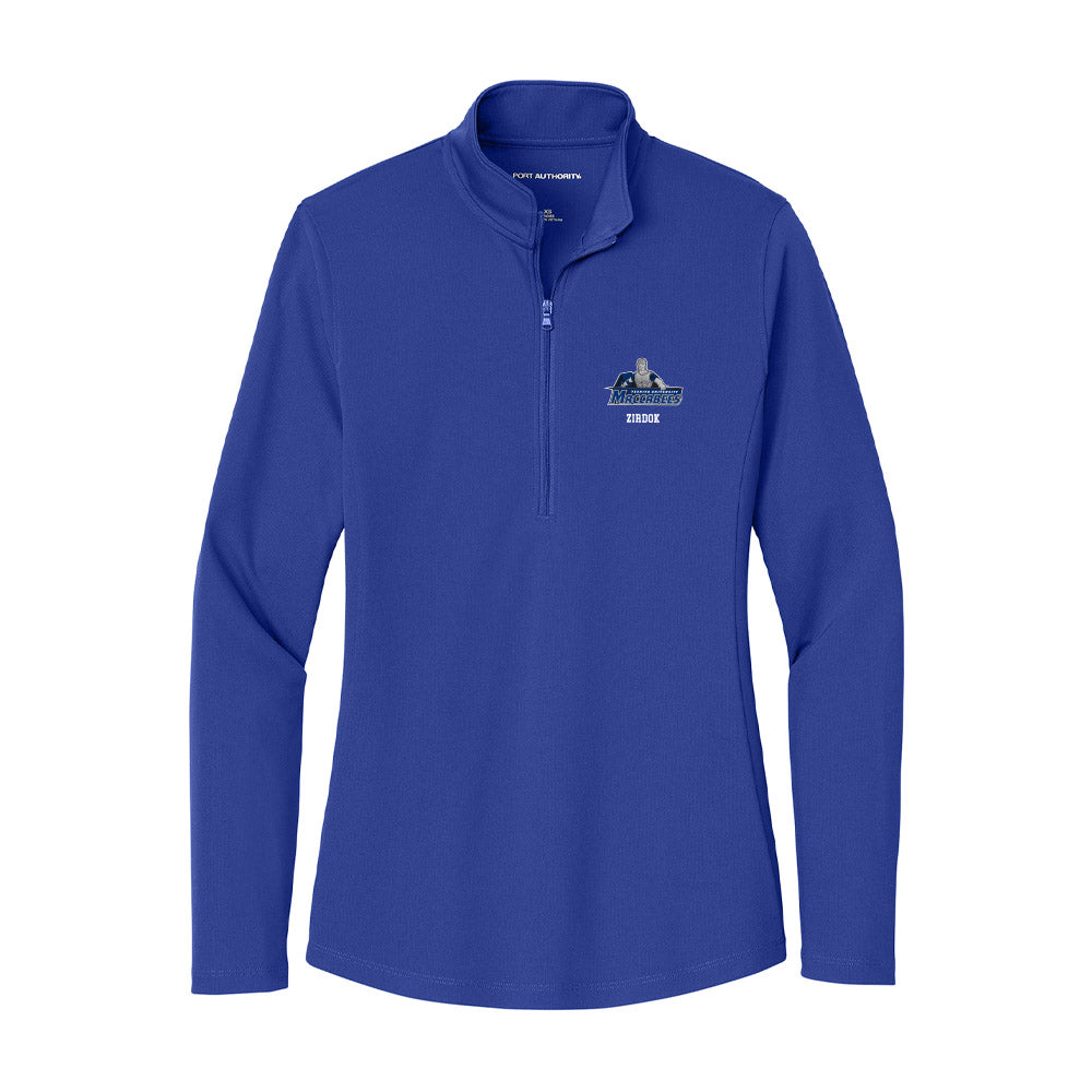 Yeshiva - NCAA Baseball : Eli Zirdok - Women's Lightweight Quarter Zip Jacket-0