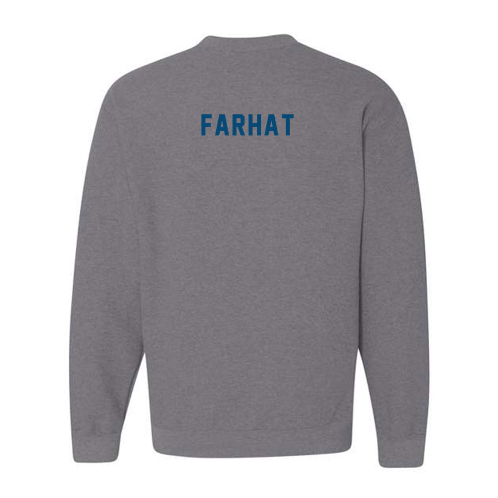 TCNJ - NCAA Men's Track & Field : Christian Farhat - Classic Shersey Crewneck Sweatshirt-1