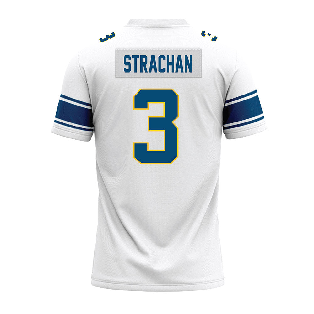 TCNJ - NCAA Football : Michael Strachan - White Premium Football Jersey-1