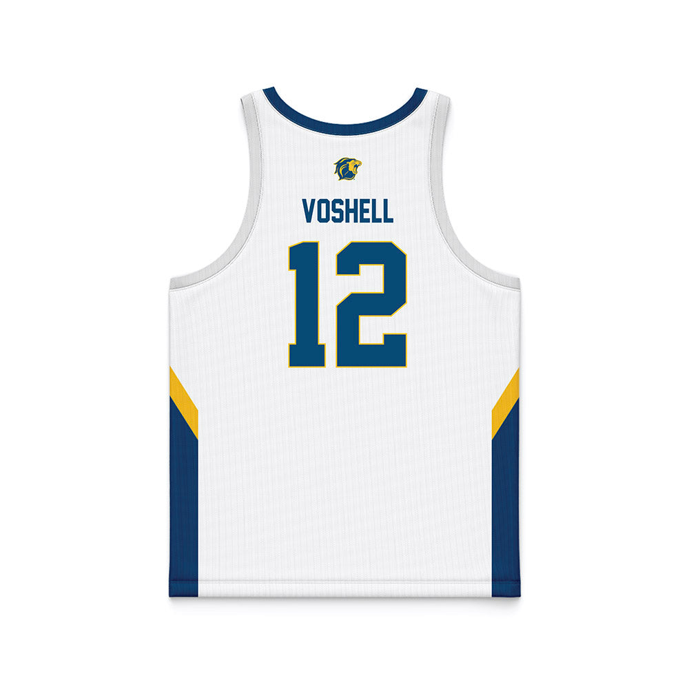 TCNJ - NCAA Women's Basketball : Olivia Voshell - White Basketball Jersey-1