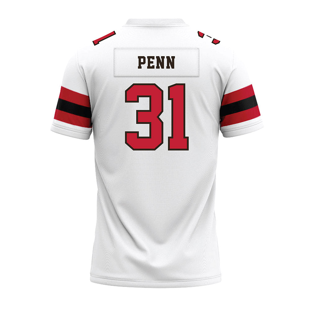 Georgia - NCAA Football : Wade Penn - White Premium Football Jersey-1