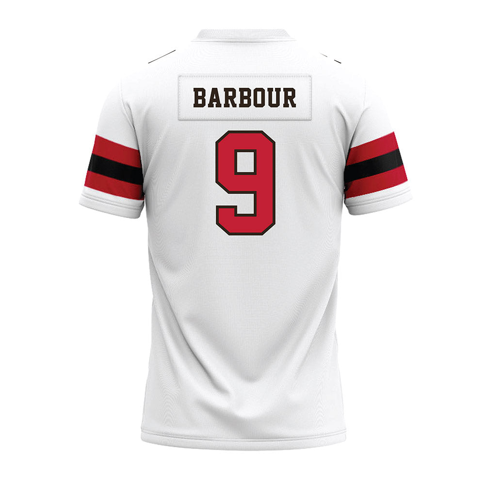 Georgia - NCAA Football : Ethan Barbour - White Premium Football Jersey-1