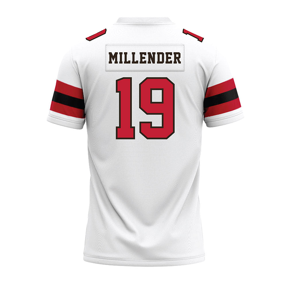 Georgia - NCAA Football : Hezekiah Millender - White Premium Football Jersey-1
