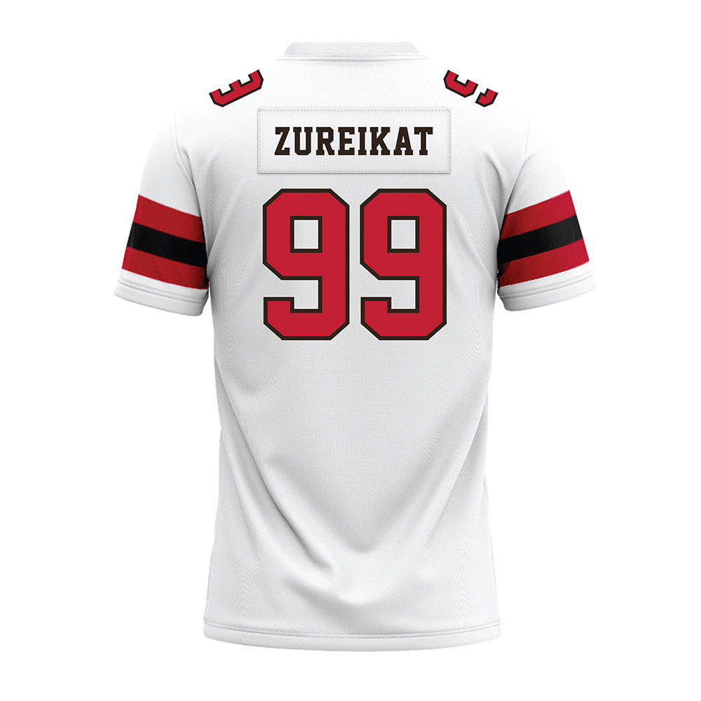 Georgia - NCAA Football : Harran Zureikat - White Premium Football Jersey-1