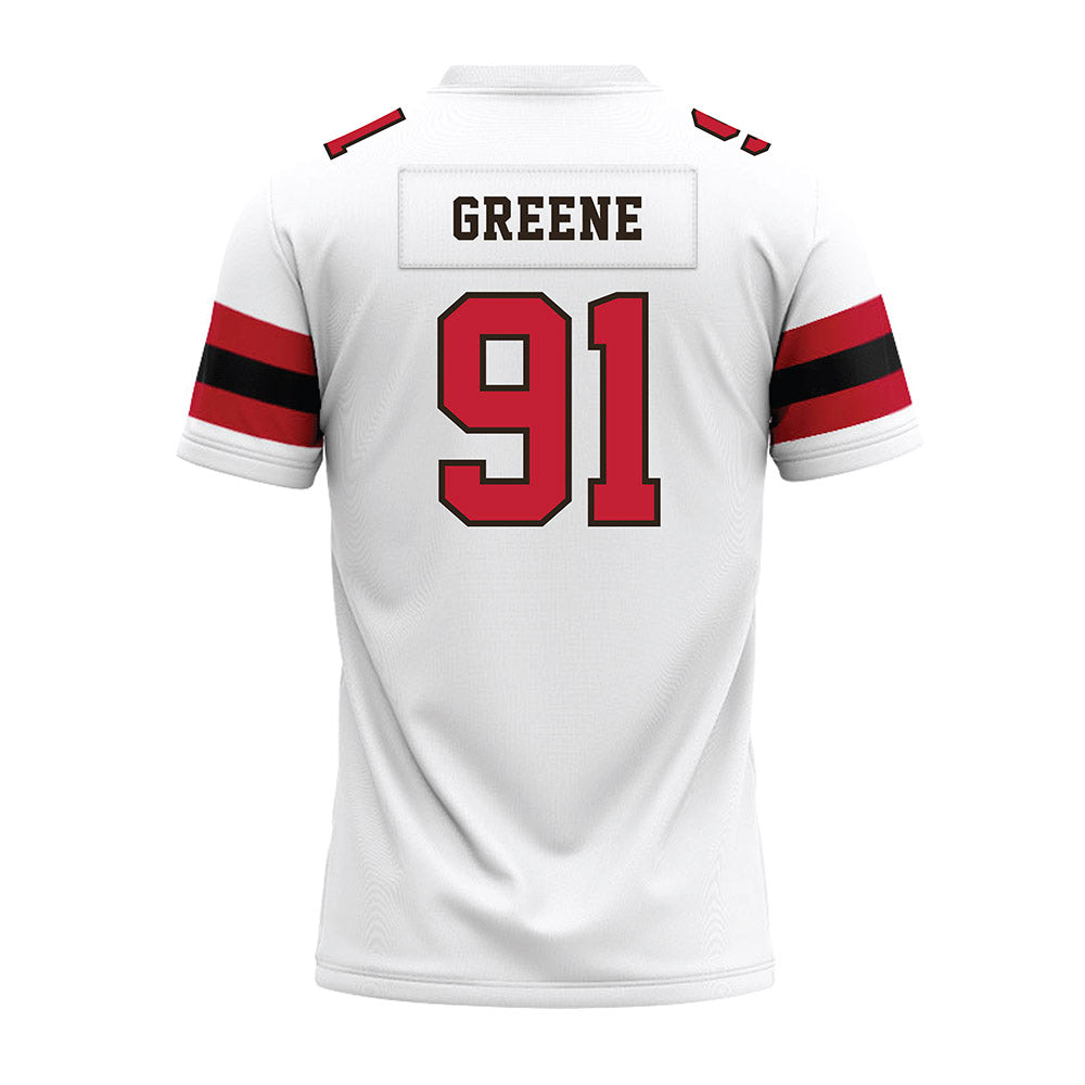 Georgia - NCAA Football : Justin Greene - White Premium Football Jersey-1