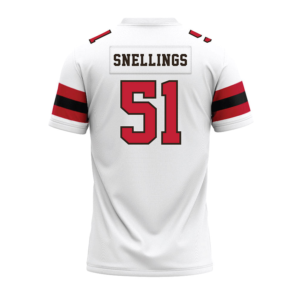 Georgia - NCAA Football : Will Snellings - White Premium Football Jersey-1