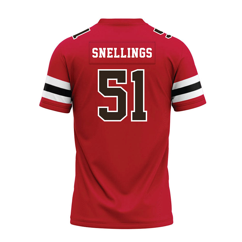 Georgia - NCAA Football : Will Snellings - Red Premium Football Jersey-1