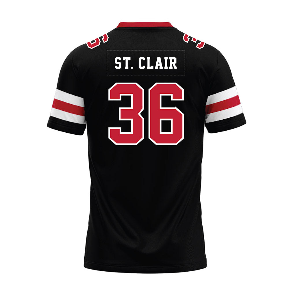 Georgia - NCAA Football : Jackson St. Clair - Black Premium Football Jersey-1