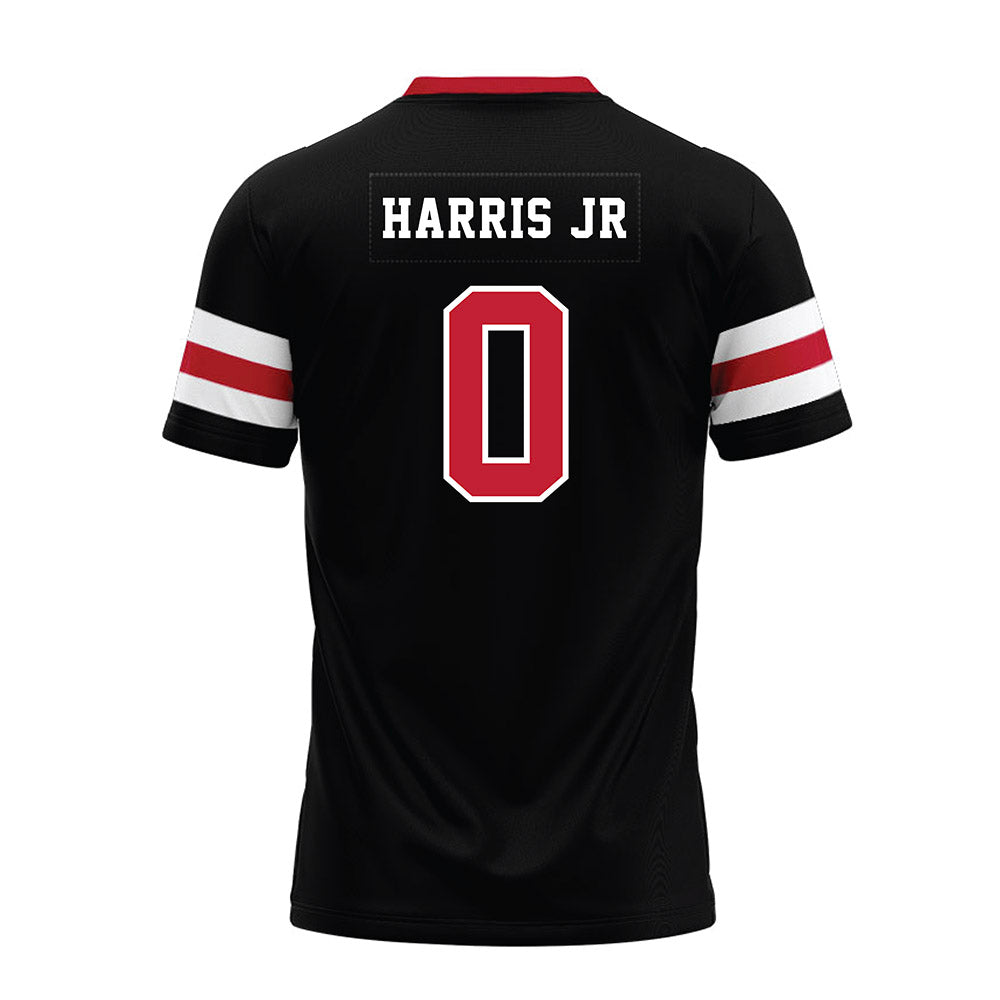 Georgia - NCAA Football : Gabe Harris Jr. - Black Premium Football Jersey-1