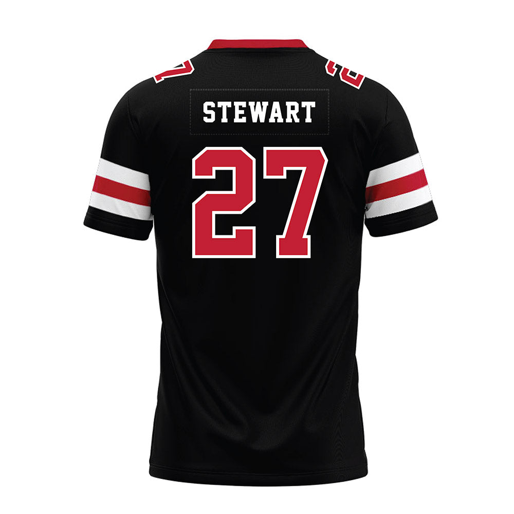 Georgia - NCAA Football : Blake Stewart - Black Premium Football Jersey-1