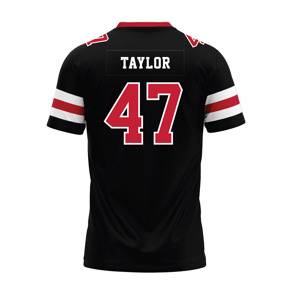 Georgia - NCAA Football : Will Taylor - Black Premium Football Jersey-1