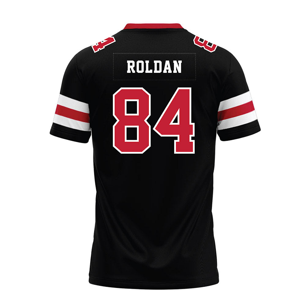 Georgia - NCAA Football : Landon Roldan - Black Premium Football Jersey-1