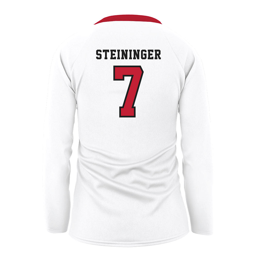 Georgia - NCAA Women's Volleyball : Keira Steininger - White Volleyball Jersey-1
