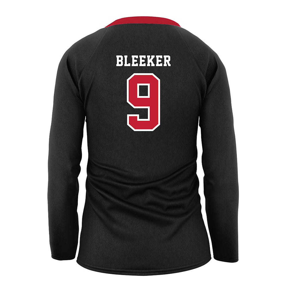 Georgia - NCAA Women's Volleyball : Ana Julia Bleeker - Black Volleyball Jersey-1