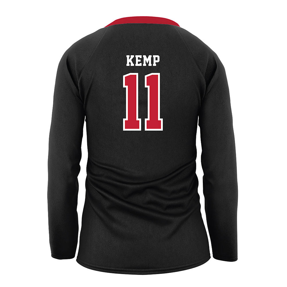 Georgia - NCAA Women's Volleyball : Kendal Kemp - Black Volleyball Jersey-1