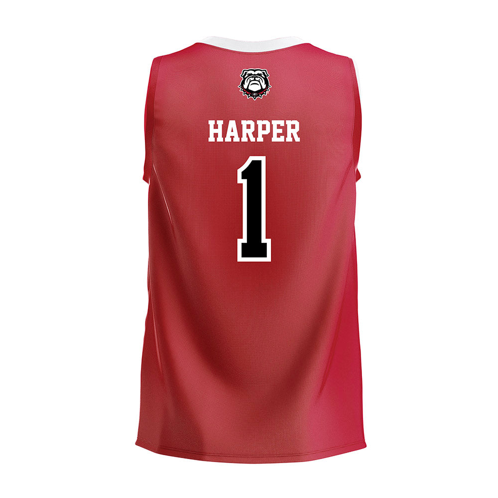 Georgia - NCAA Women's Volleyball : Tori Harper - Red Volleyball Jersey-1