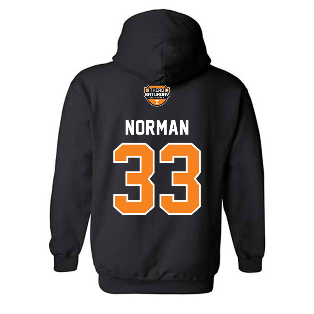 Tennessee - NCAA Football : Jordan Norman - Third Saturday Black v2 Hooded Sweatshirt-1